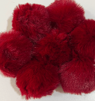 Pompom pelinho bola N8 - unidade