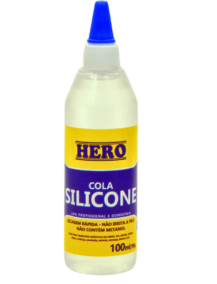 Cola silicone liquida Hero 100 ml - unidade