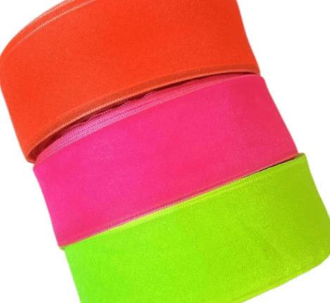 Fita de organza importada cores neon - N9 (metro)