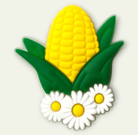Aplique emborrachado junino milho/margarida - unidade