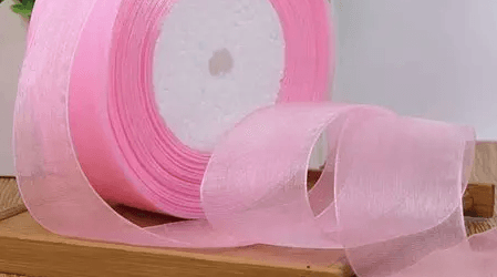 Fita organza fio de nylon - metro