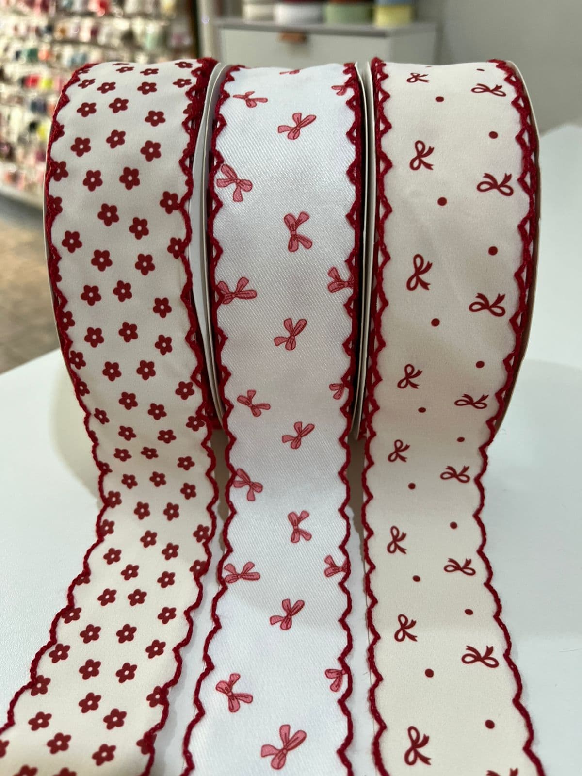 Fita estampada com borda - metro