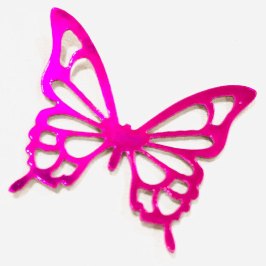 Aplique borboleta lonita (unidade)